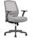 Grey SitTrueTM Rayne Mid-Back Ergonomic Mesh/Fabric Task Chair